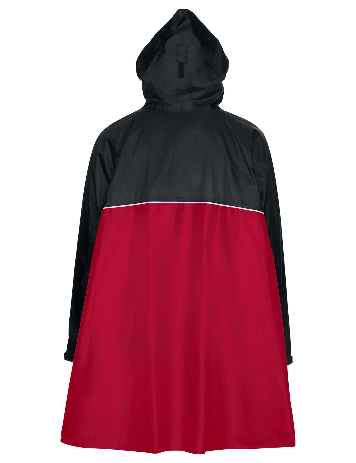 VAUDE Valero poncho rood/zwart