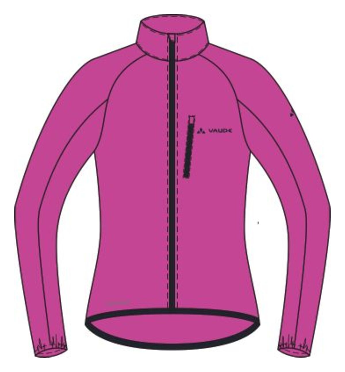 VAUDE Drop Jacket III dames lotusroze