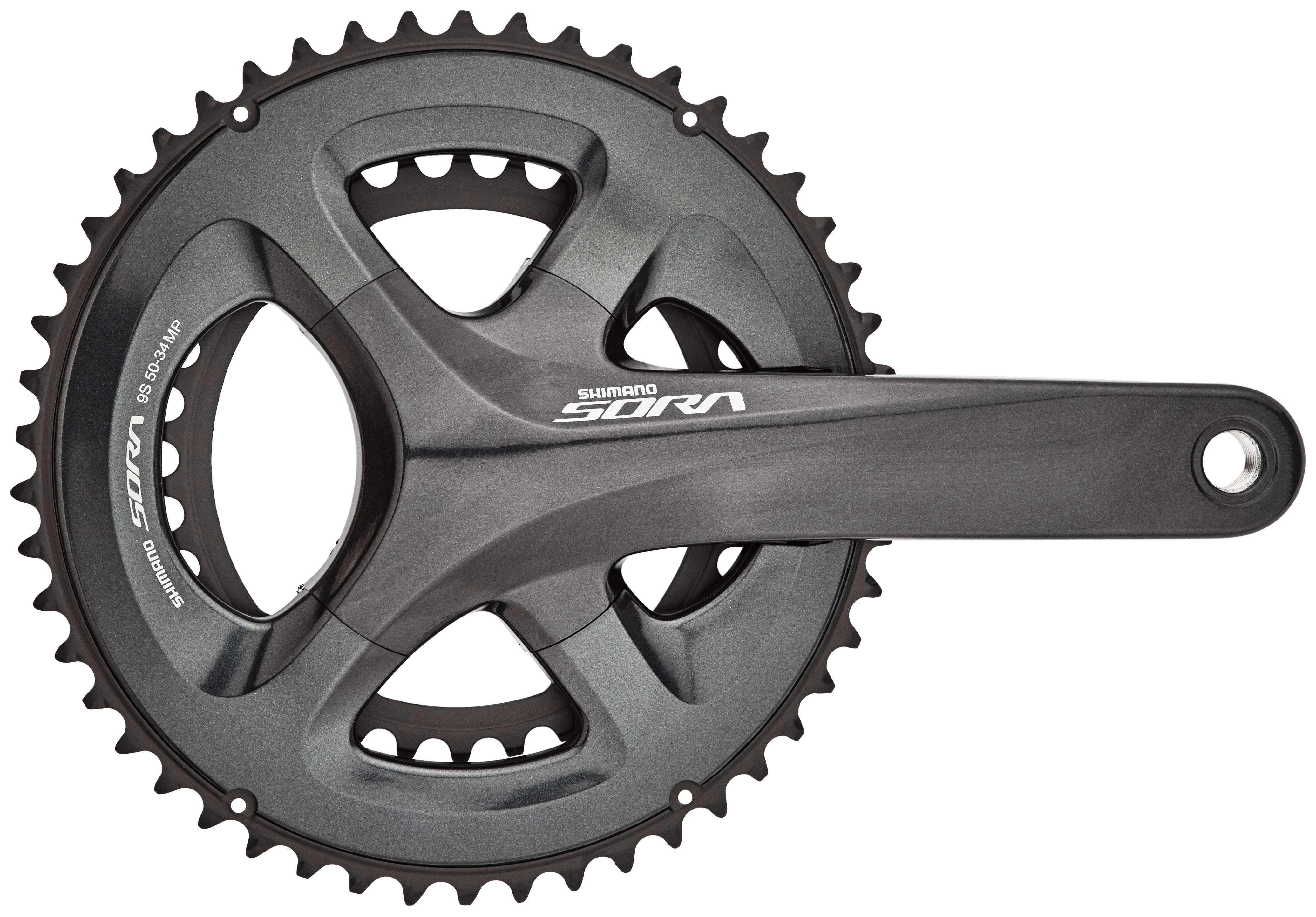 Shimano Sora FC-R3000 crankstel 2x9-speed 50-34 tanden zwart/grijs