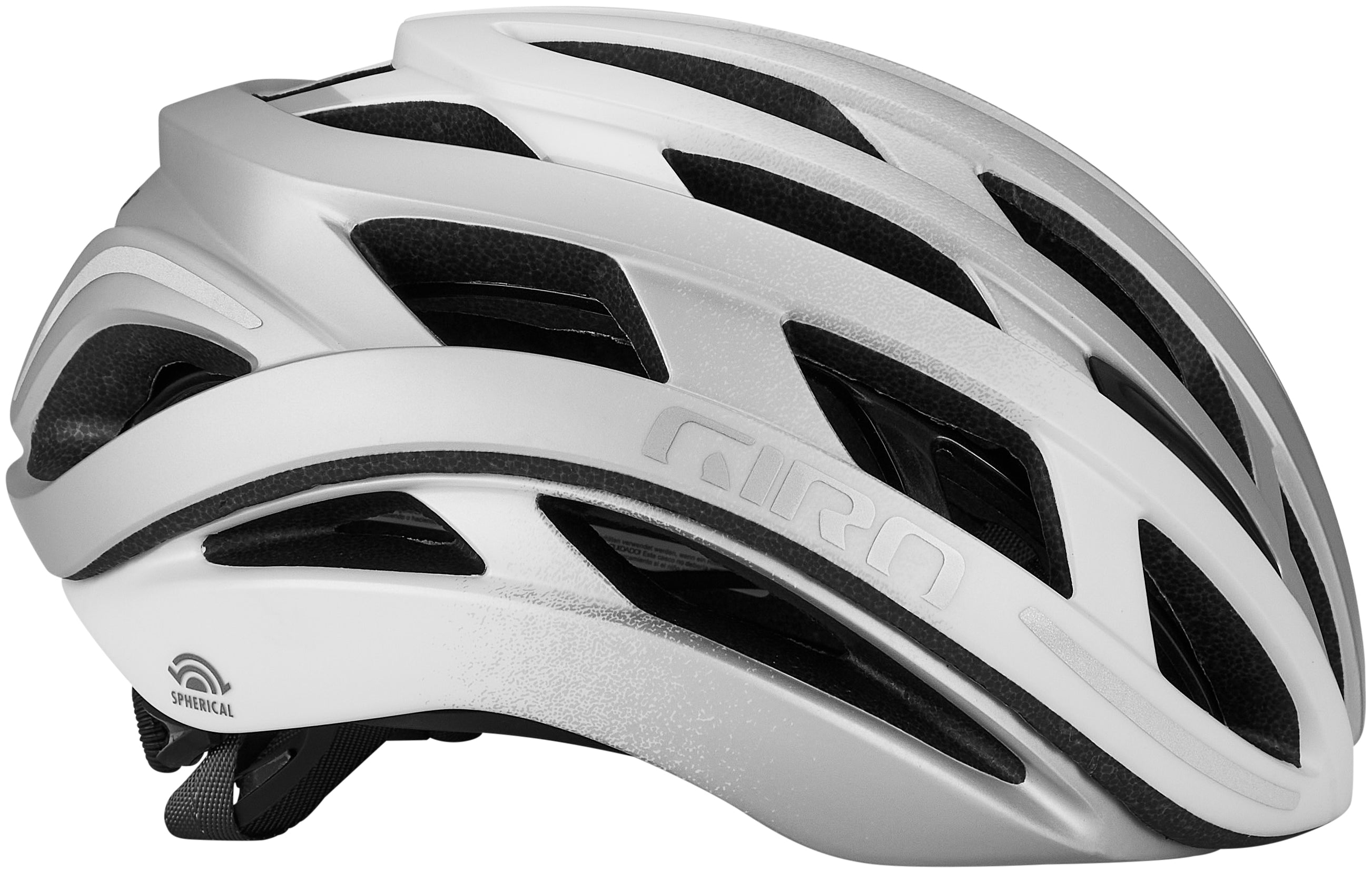 Giro Helios Spherical Helm matte white/silver fade