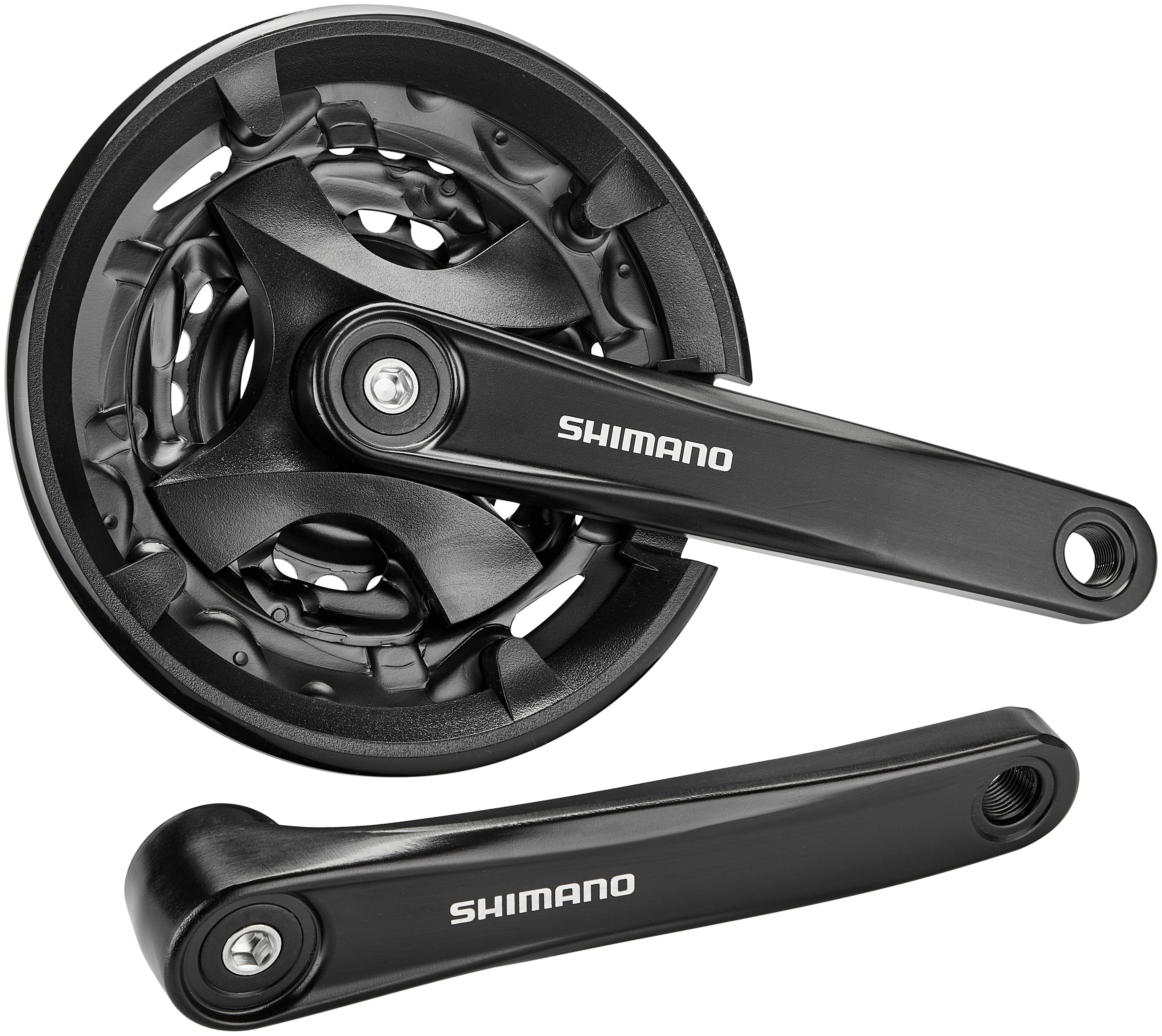 Shimano FC-MT101 crankstel 9-speed zwart