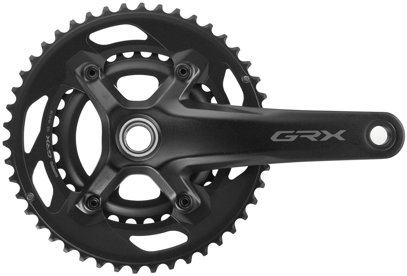 Shimano GRX FC-RX600 crankstel 2x10-speed 46-30T zwart