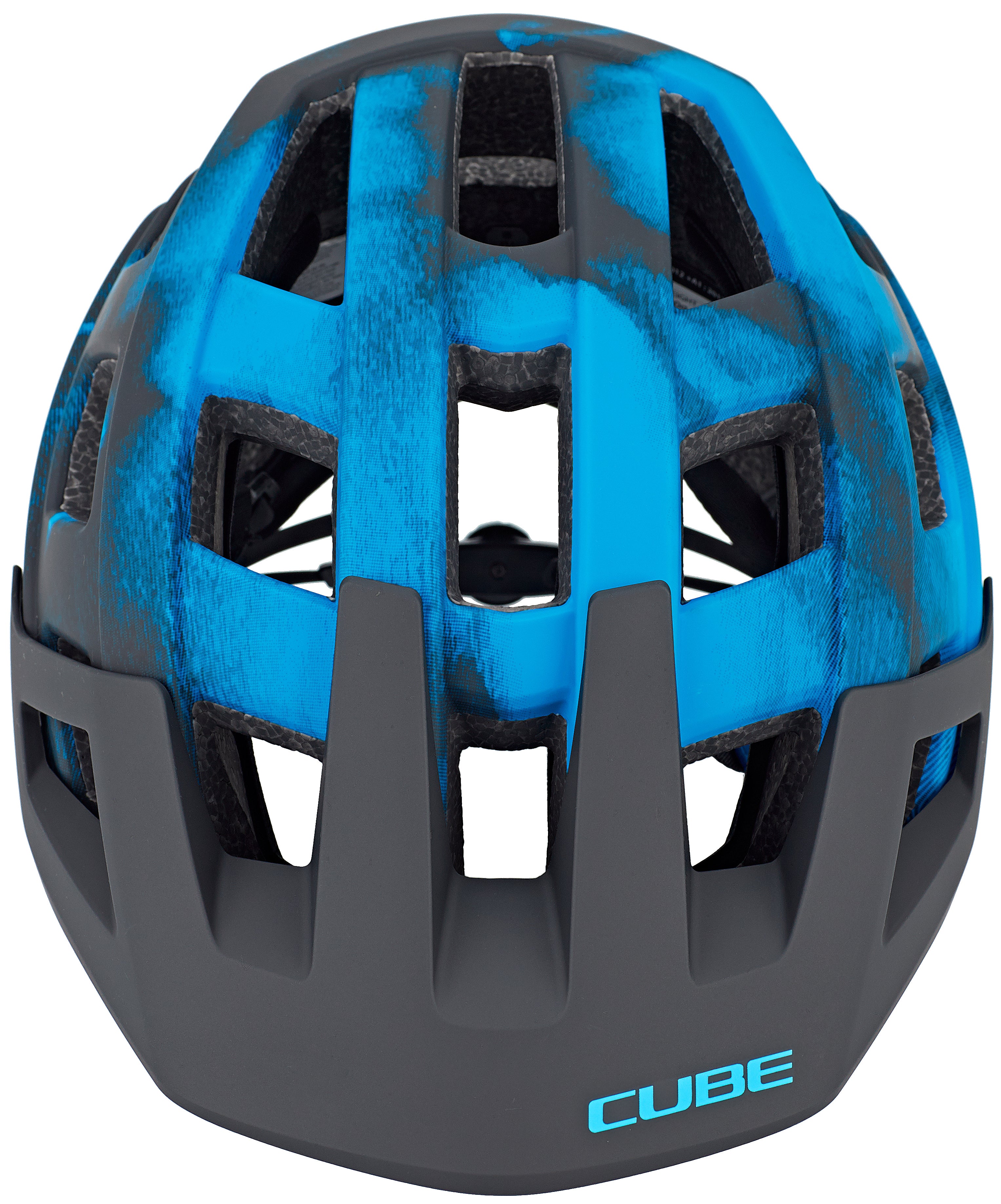 CUBE BADGER MTB-helm blauw