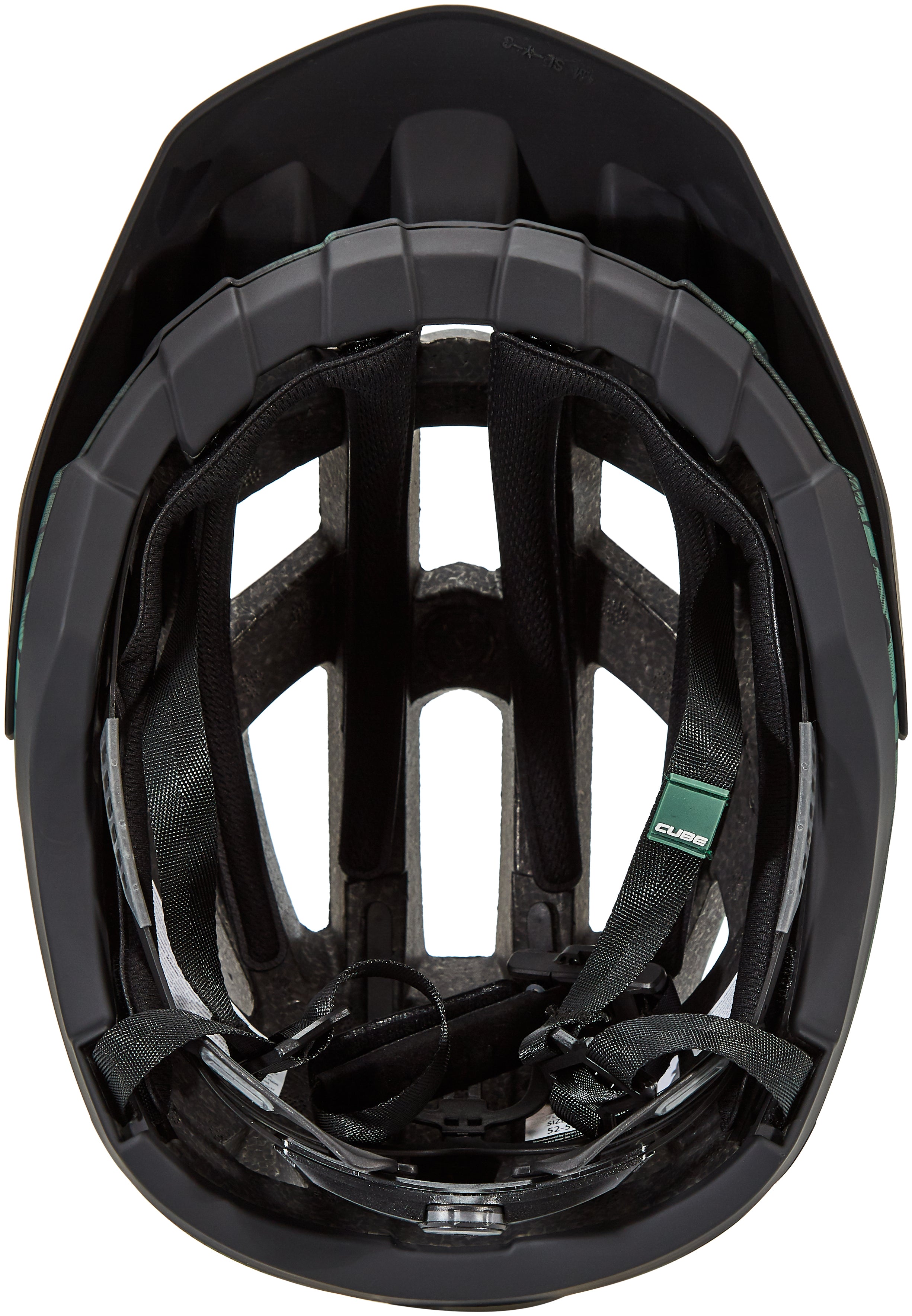 CUBE BADGER MTB-helm groen