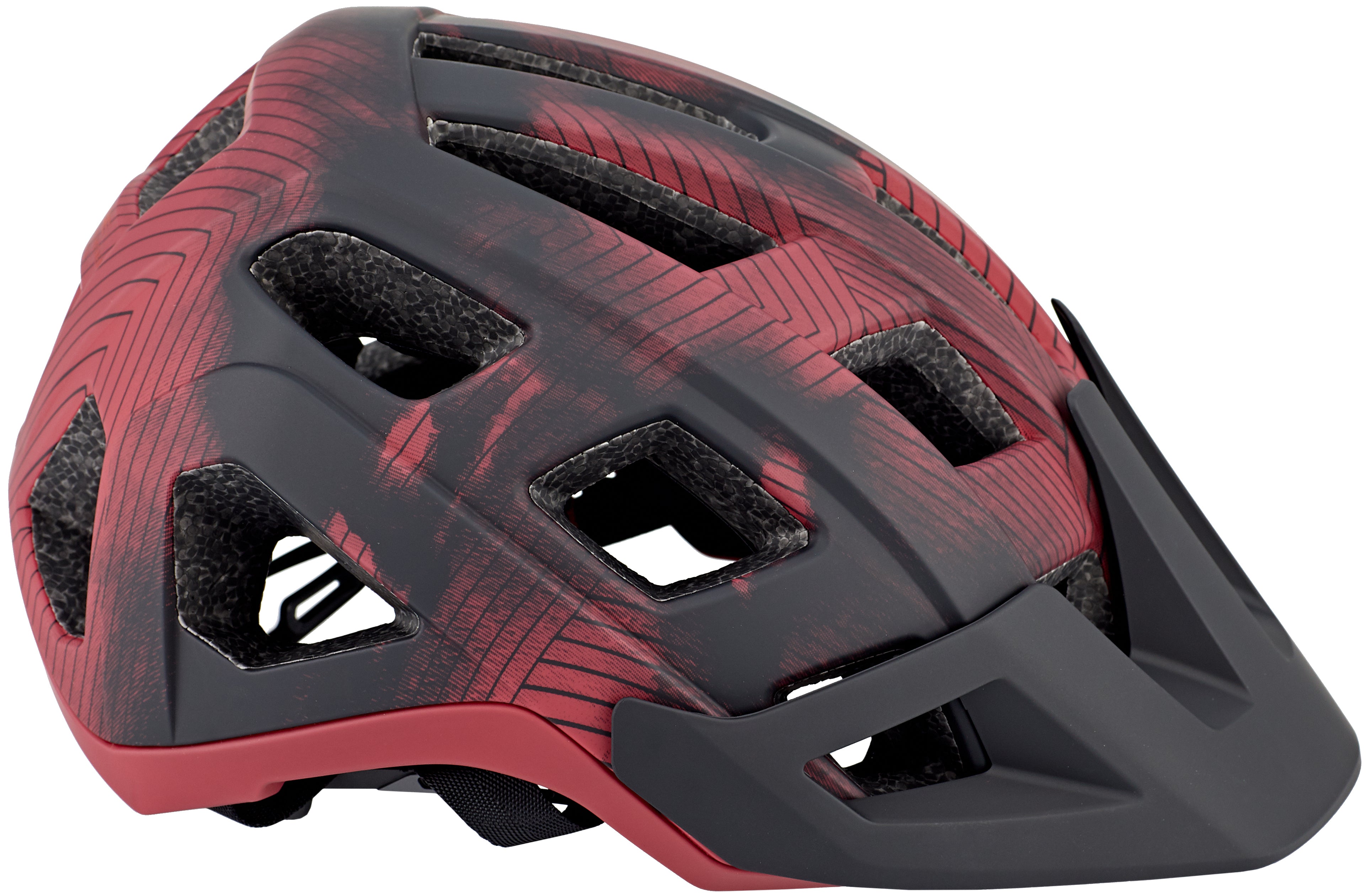 CUBE BADGER MTB-helm rood