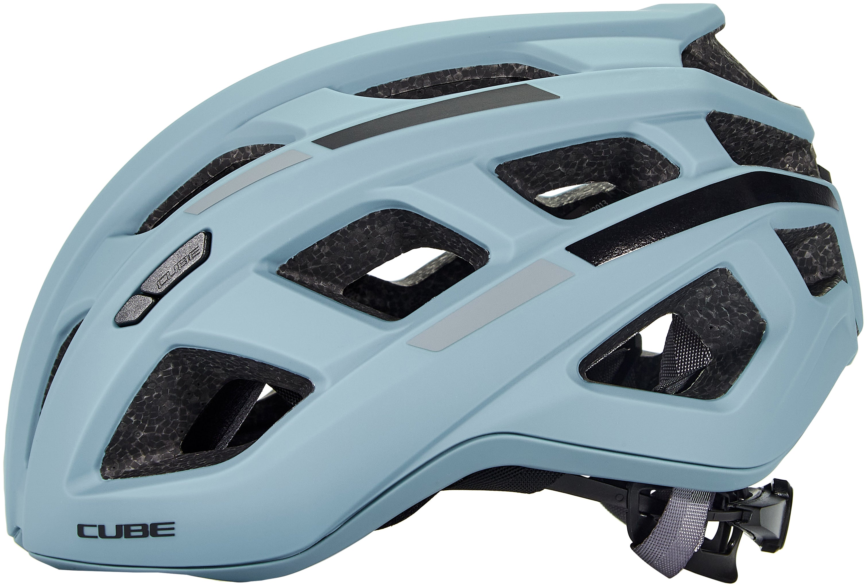 CUBE helm ROAD RACE stormblauw