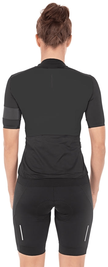 CUBE BLACKLINE WS jersey korte mouw zwart