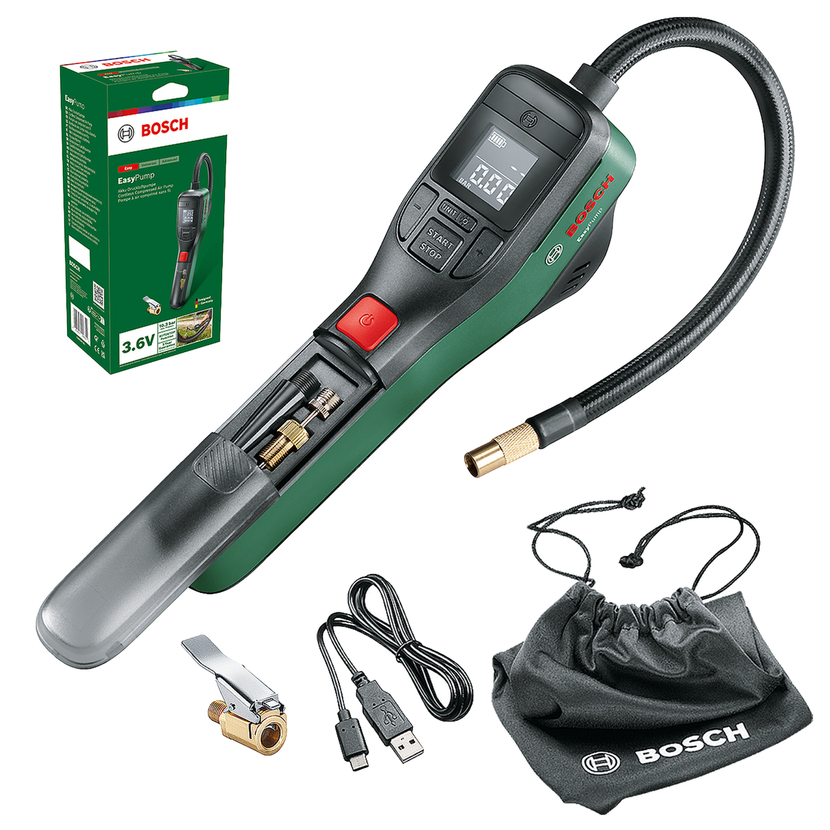 Bosch Easy Pump Draadloze persluchtpomp