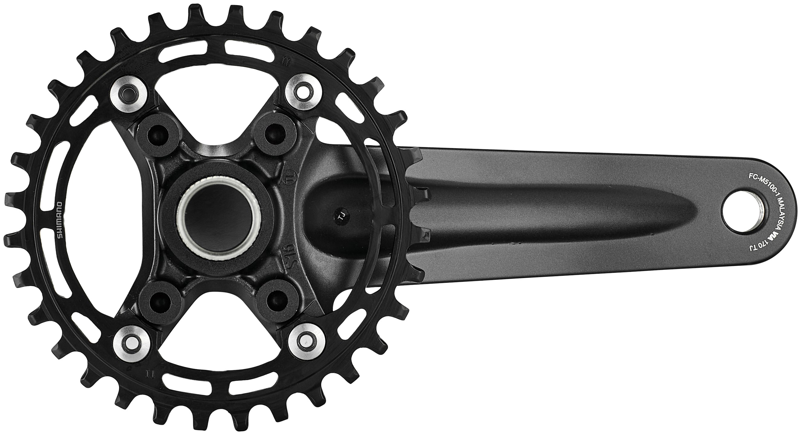 Shimano Deore FC-M5100 crankstel 1x10/11-speed 32T