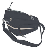 VAUDE Silkroad Plus bagagedragertas Snap-It zwart