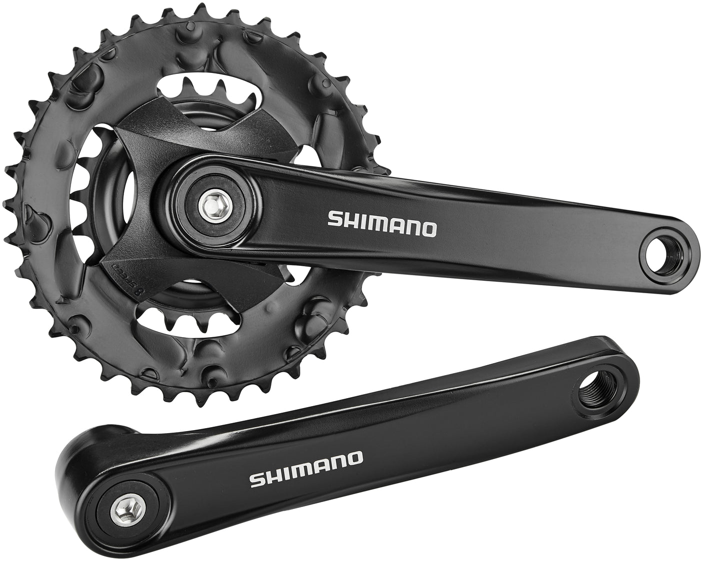 Shimano FC-M315 crankstel 2x7/8-speed 36-22T