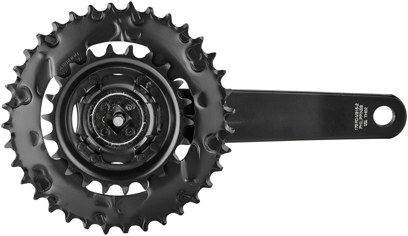 Shimano FC-M315 crankstel 2x7/8-speed 36-22T