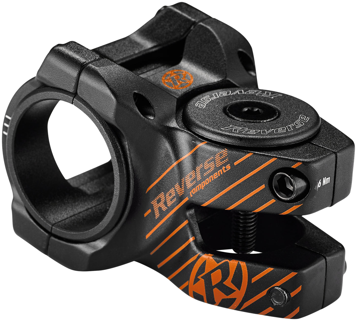 Reverse Black ONE D-2 stuurpen Ø31,8 mm zwart/oranje