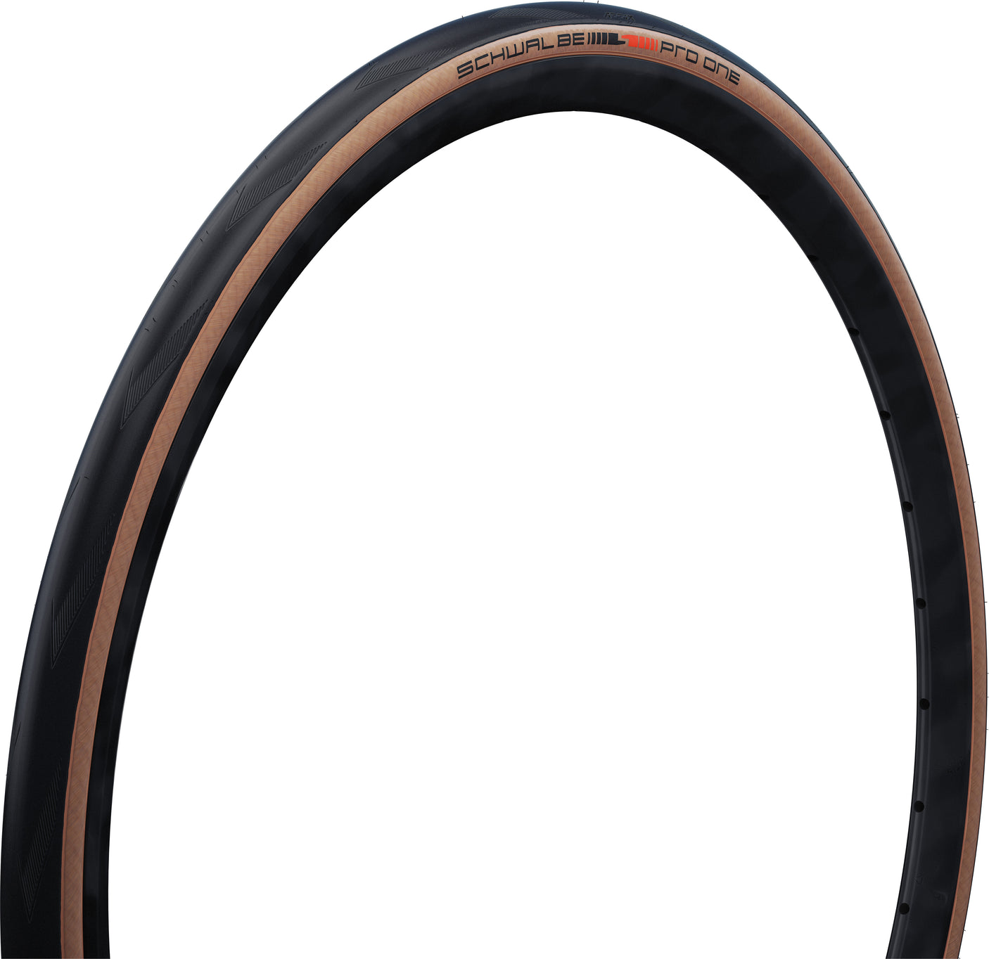 Schwalbe Pro One Super Race Evolution vouwband 700x32C V-Guard Addix Race zwart/bruin