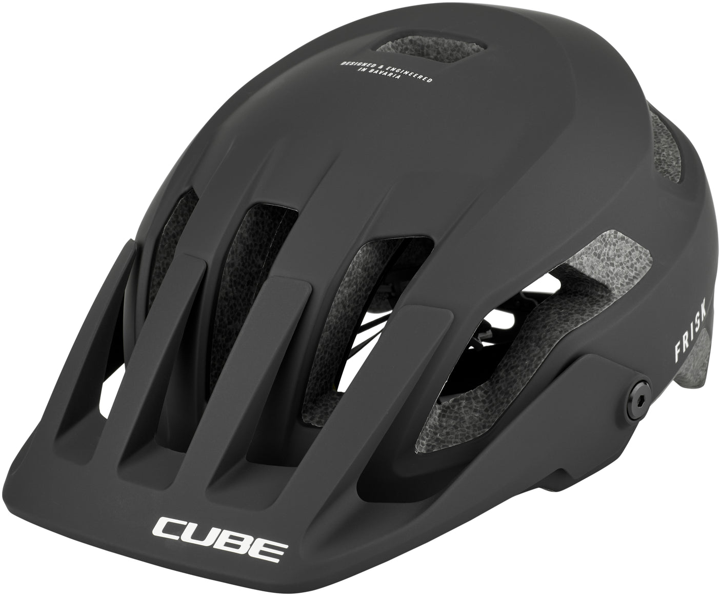 CUBE FRISK MTB-helm zwart