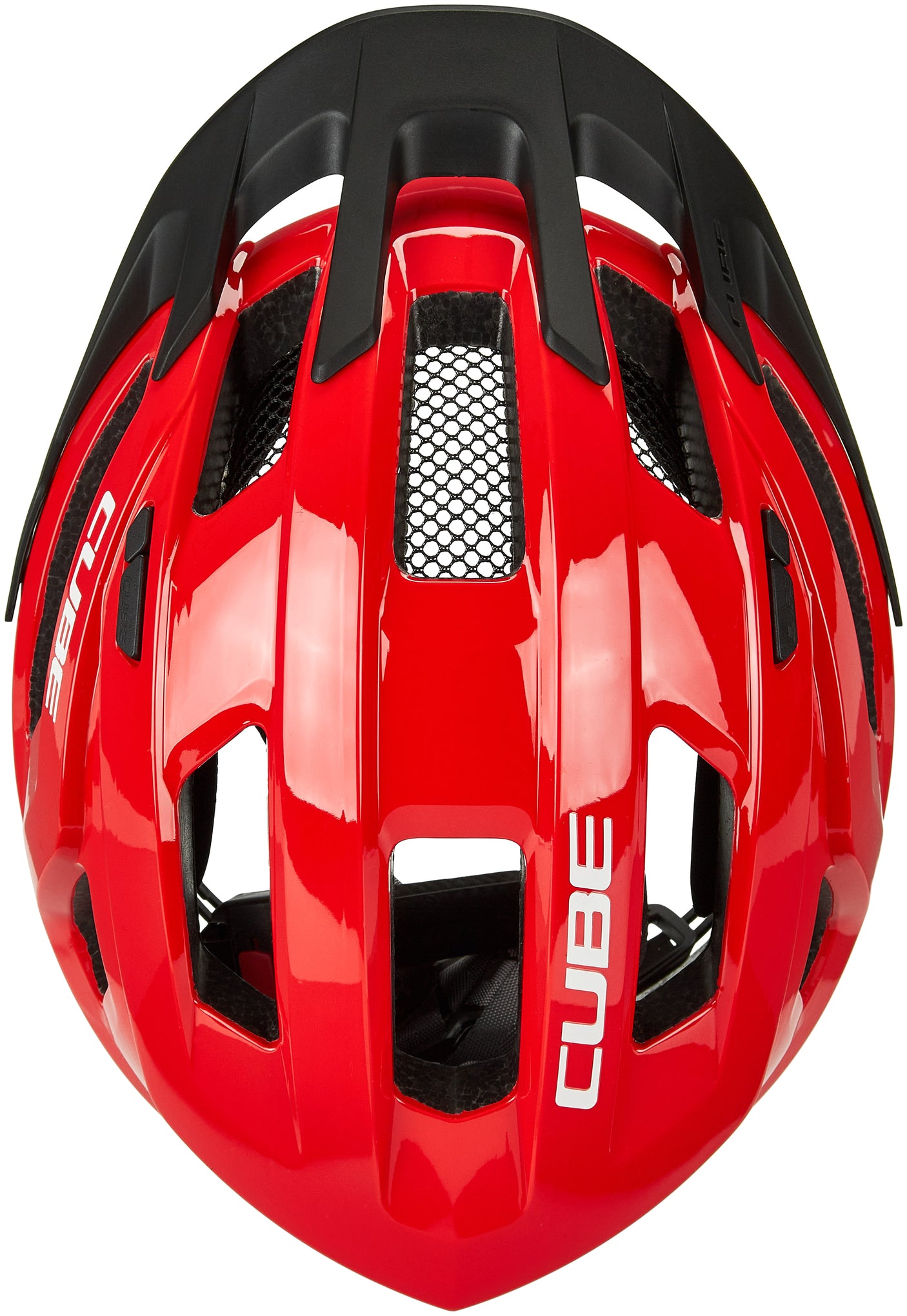 CUBE STEEP Helm glossy red