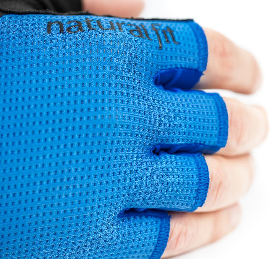 CUBE handschoenen korte vingers X NF zwart'n'blauw