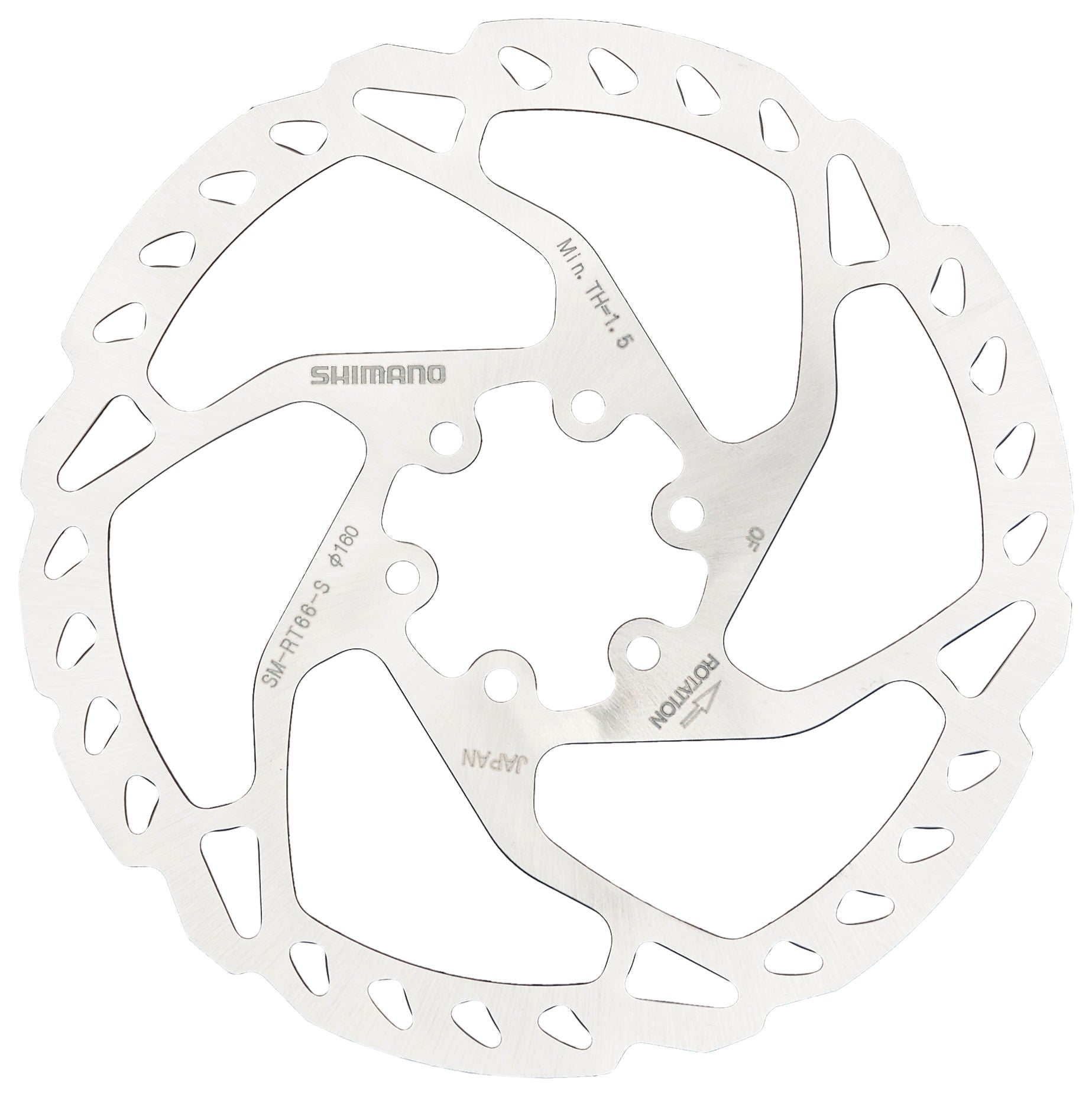 Shimano Deore SM-RT66 remschijf 6-gaats