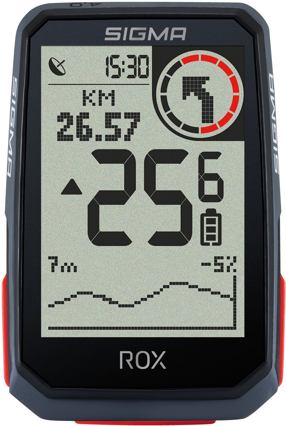 Sigma ROX 4.0 fietscomputerset inclusief stuurpenhouder + hartslagband zwart