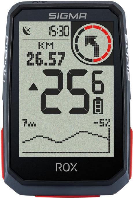 Sigma ROX 4.0 fietscomputerset inclusief stuurpenhouder + hartslagband + snelheids-/cadanssensor zwart