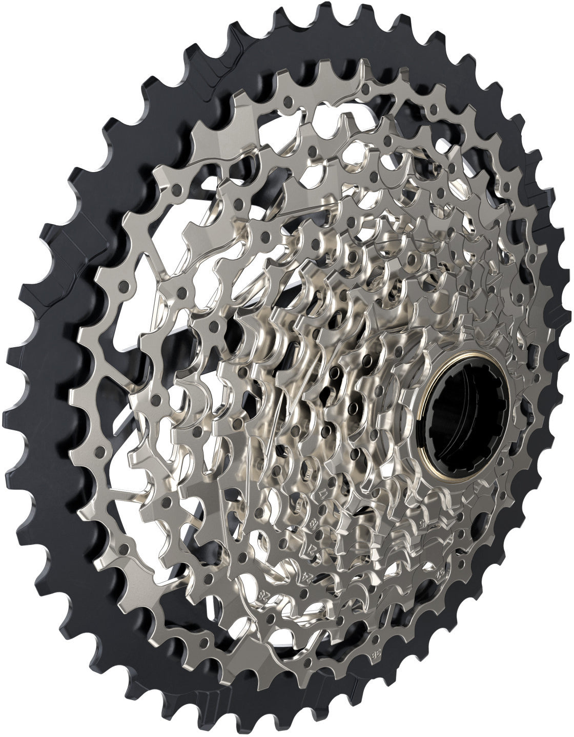 SRAM XG-1271 cassette 12-speed 10-44T zilver/zwart