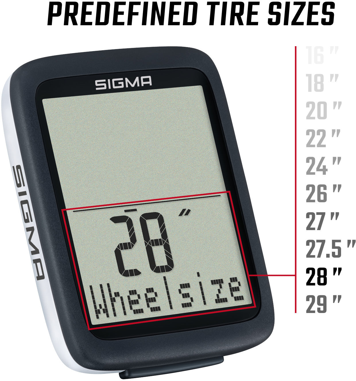 Sigma BC 10.0 fietscomputer bedraad