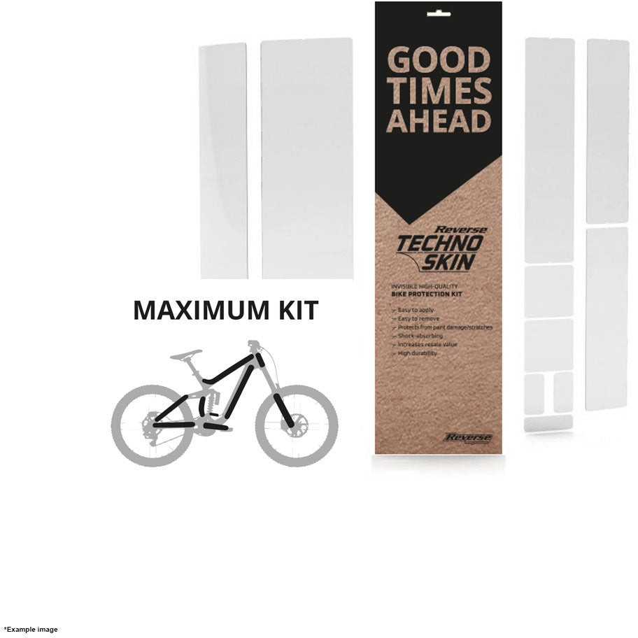 Omgekeerde TechnoSkin framebescherming Maximum Kit transparant