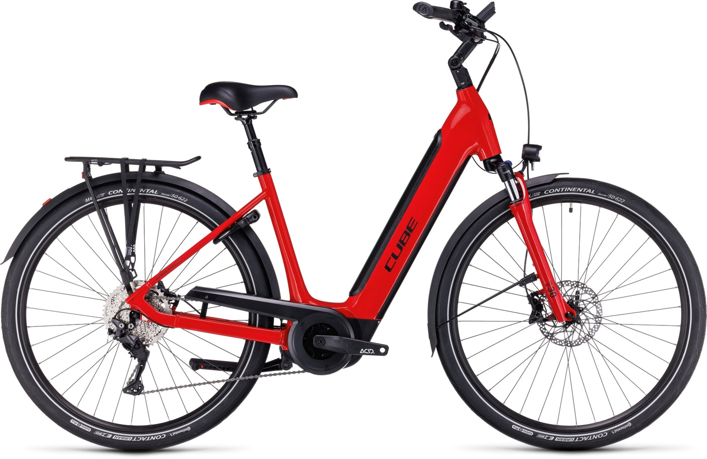 Cube Supreme Sport Hybrid Pro 500 Easy Entry red´n´black (2023)