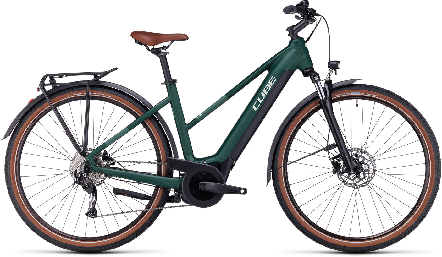 Cube Touring Hybrid ONE 625 Trapez darkgreen´n´green (2024)