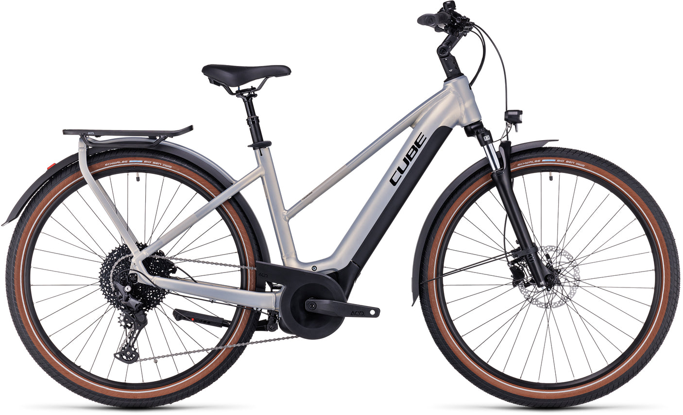 Cube Touring Hybrid Pro 625 Trapez pearlysilver´n´black (2024)