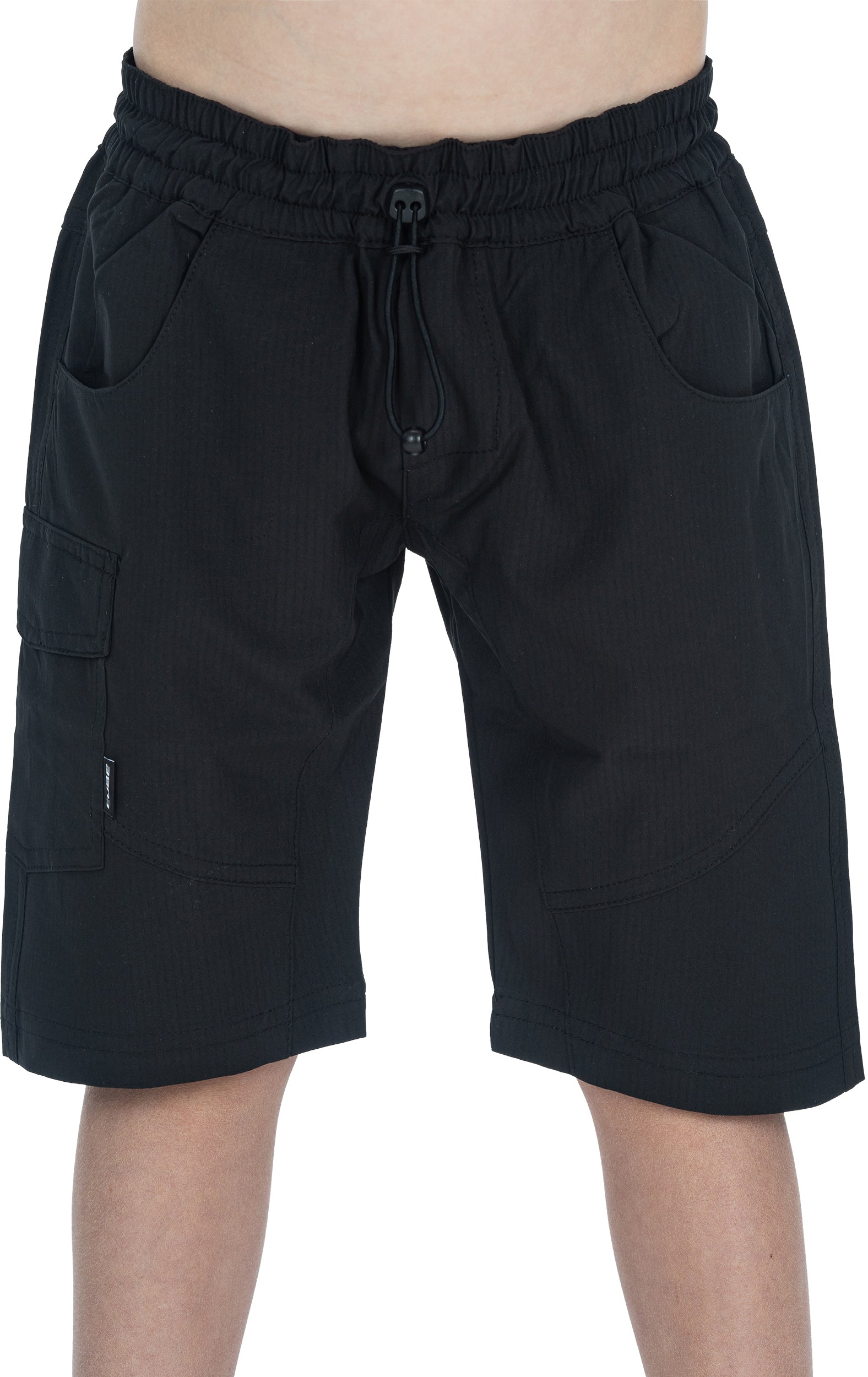 CUBE TEAMLINE Baggy Shorts ROOKIE zwart'n'wit