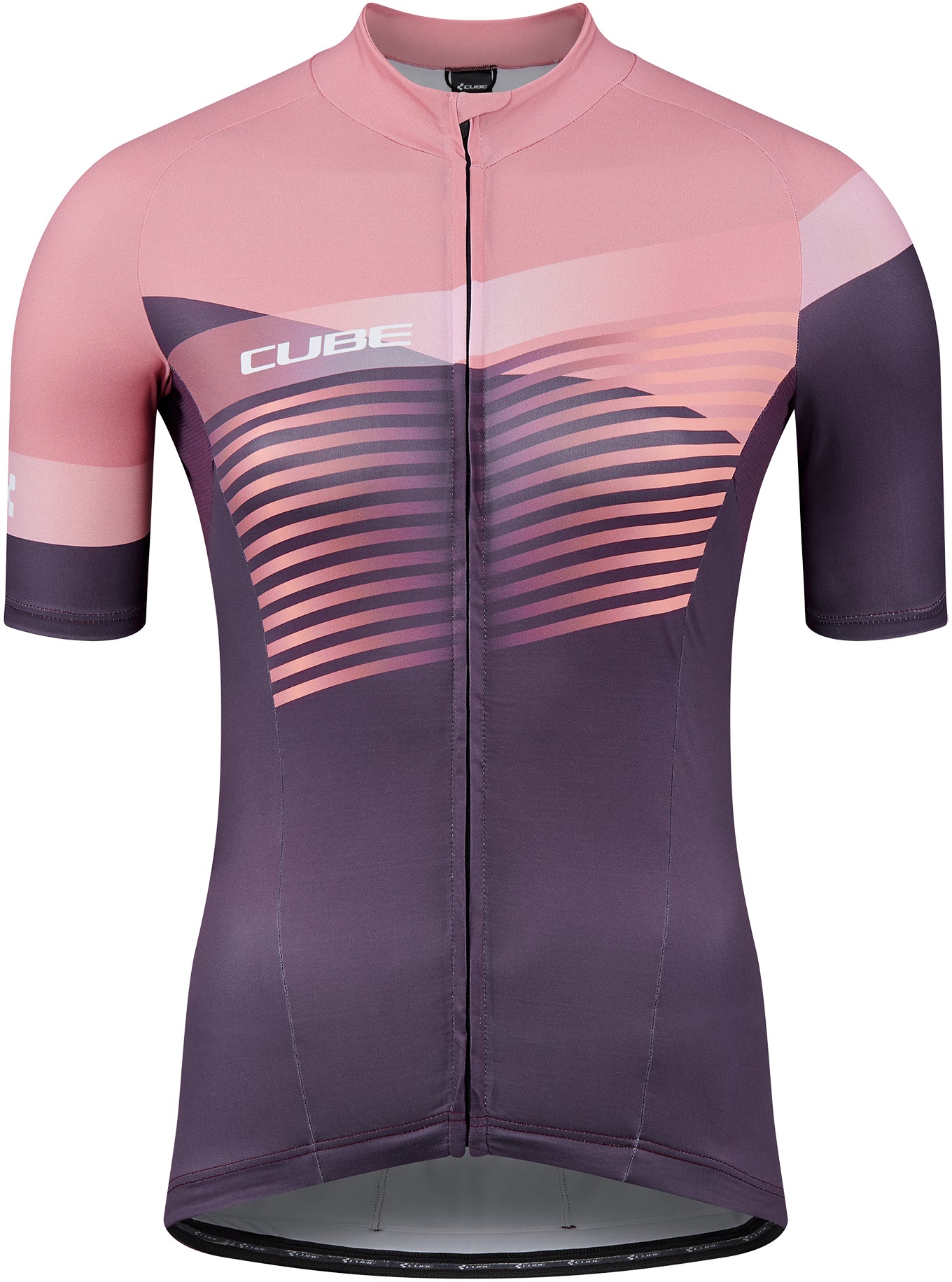 CUBE TEAMLINE WS jersey korte mouw violet'n'rose