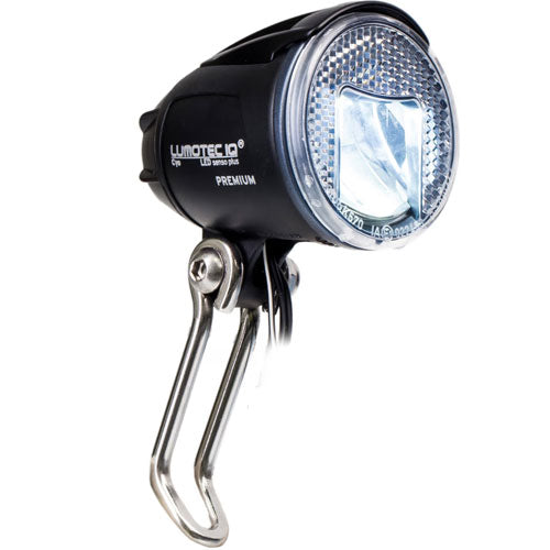 Busch + Müller Lumotec IQ Cyo Premium senso plus LED-koplamp zwart