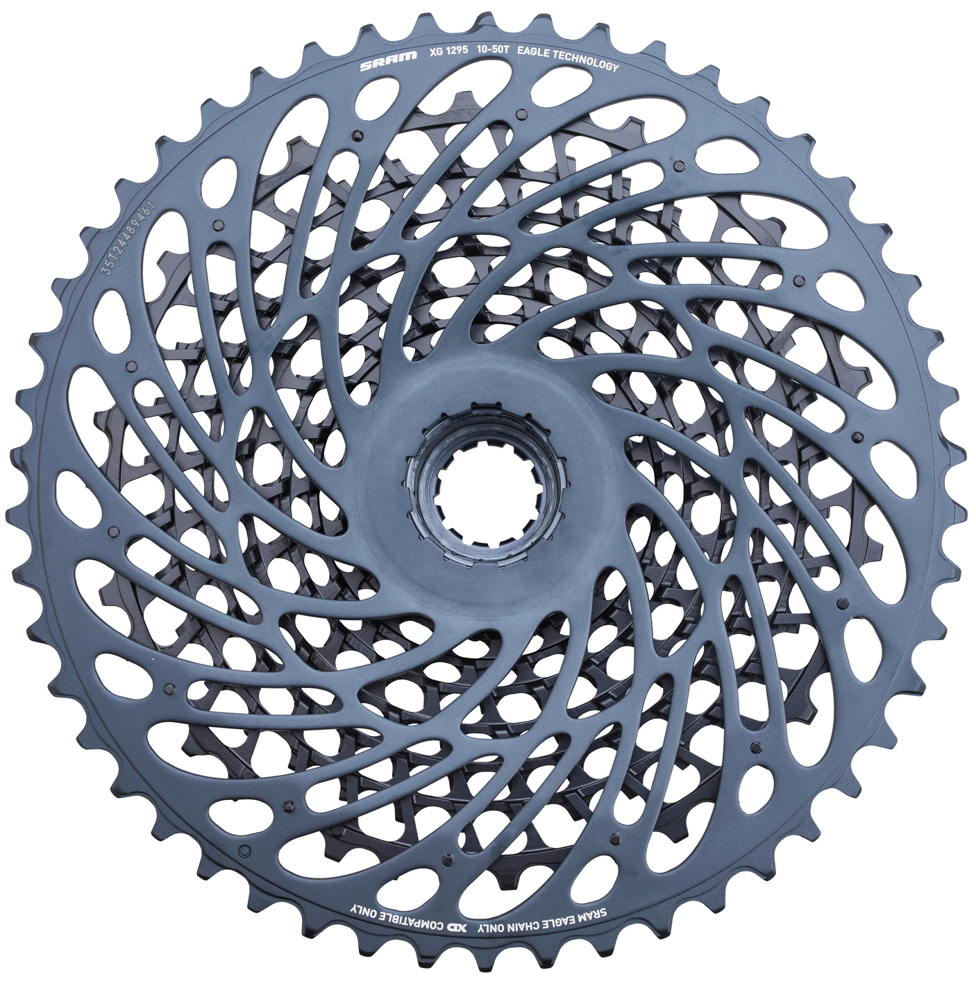 SRAM XX1 XG-1295 cassette 12-speed zwart/grijs