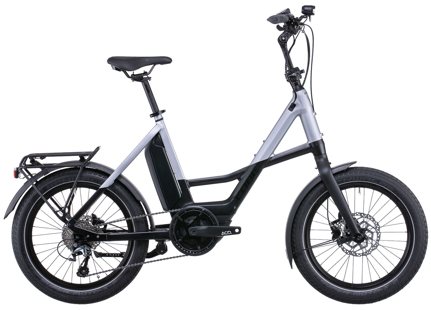 Cube Compact Sport Hybrid 500 zwart'n'polarzilver