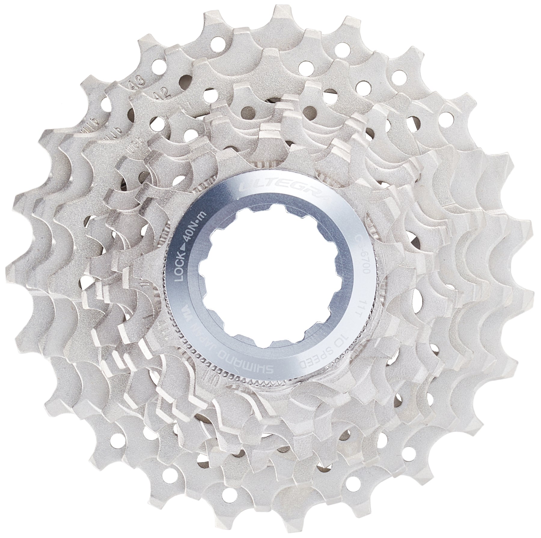 Shimano Ultegra CS-6700 cassette 10-speed zilver