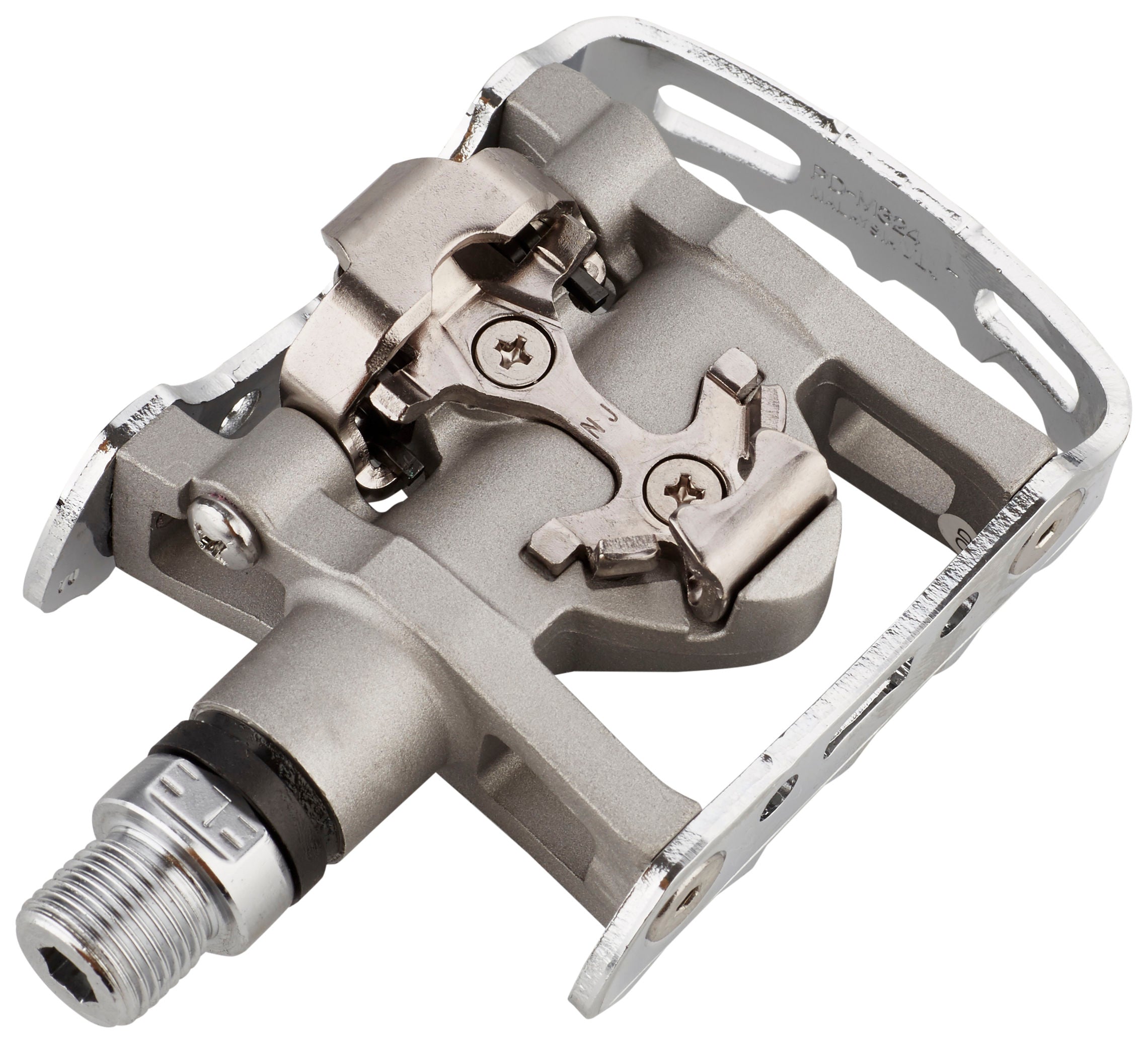 Shimano PD-M324 pedalen SPD zilver