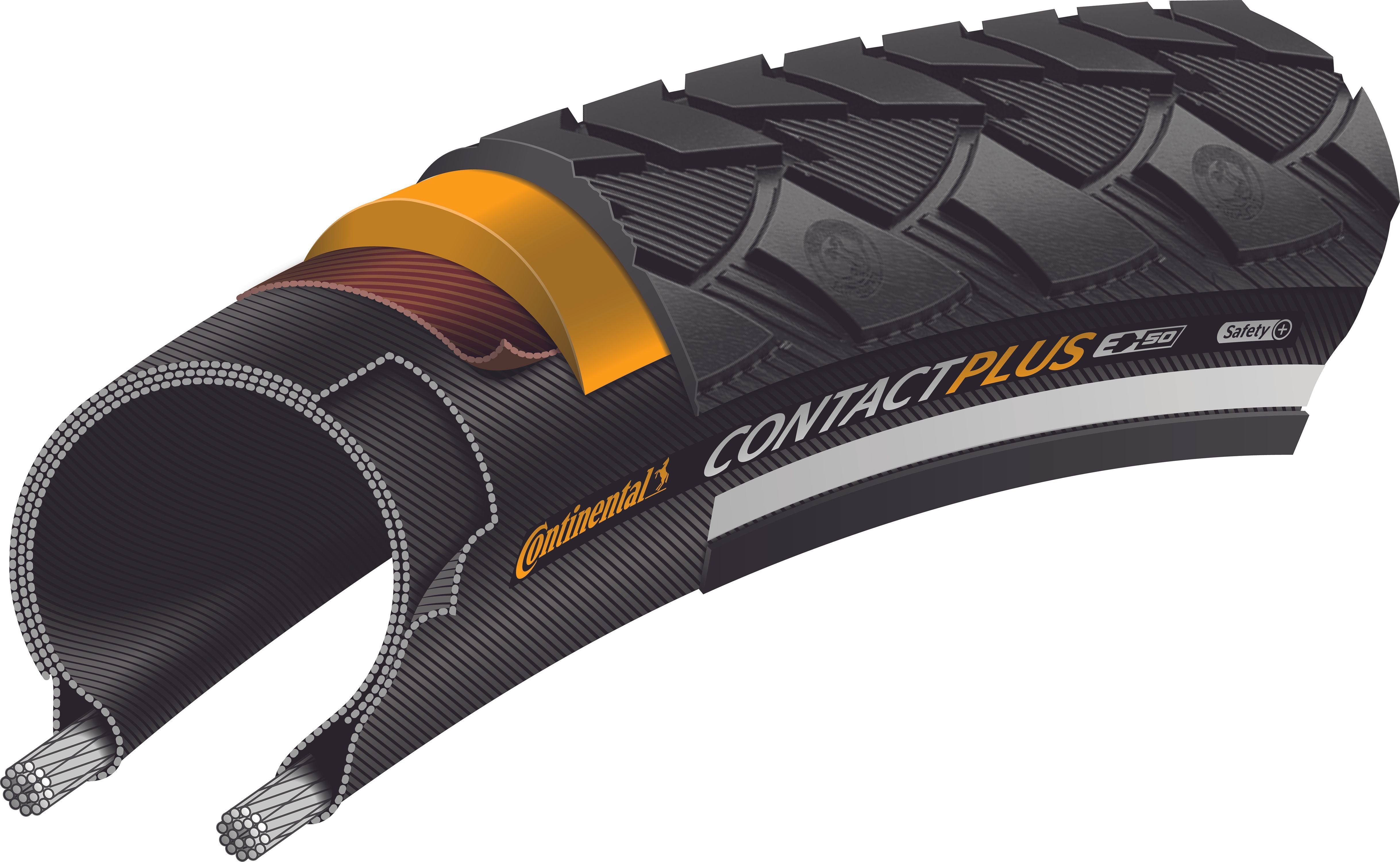 Continental Contact Plus draadband 26x1.75