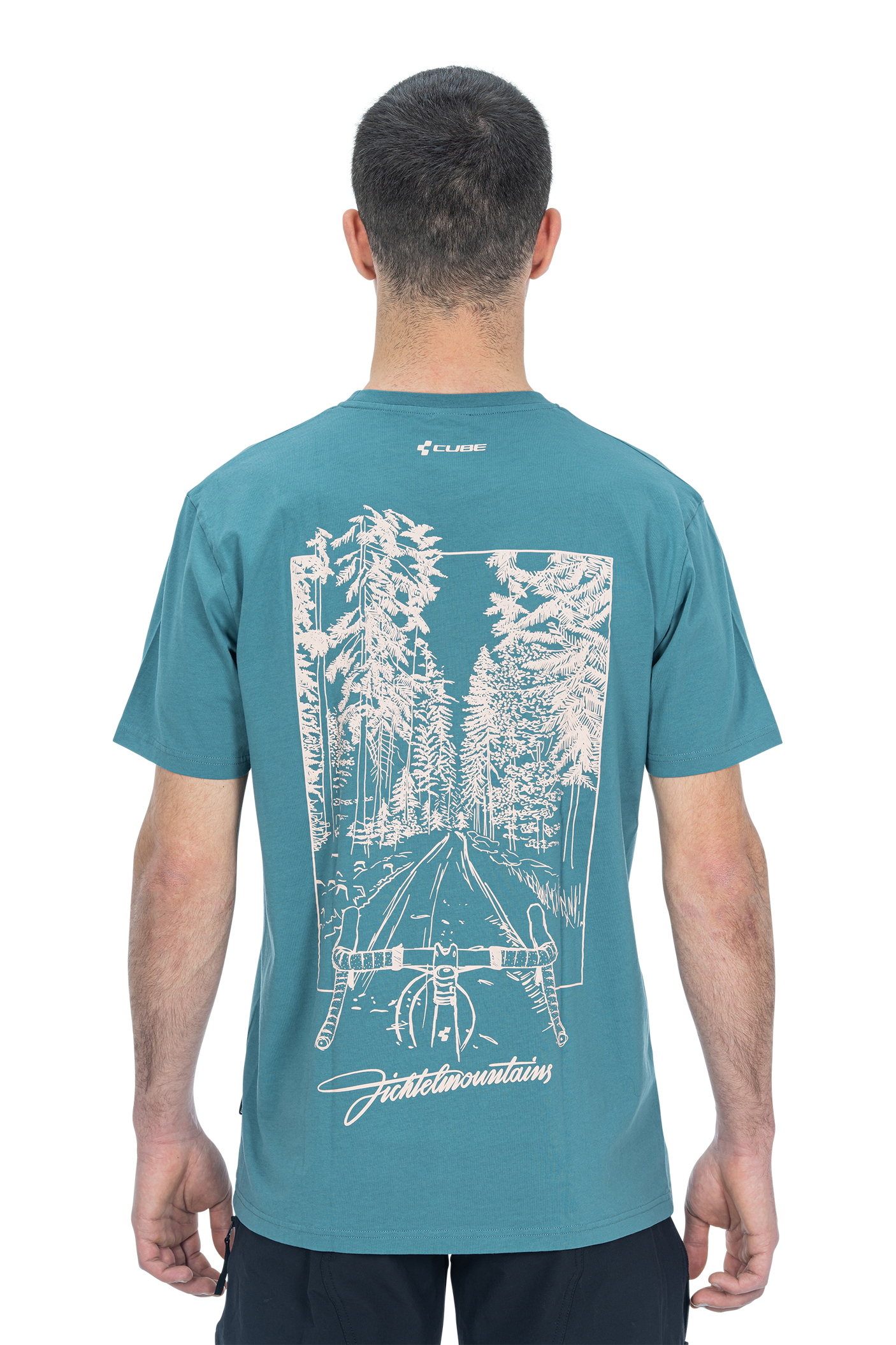 CUBE Biologisch T-shirt Fichtelmountains GTY FIT