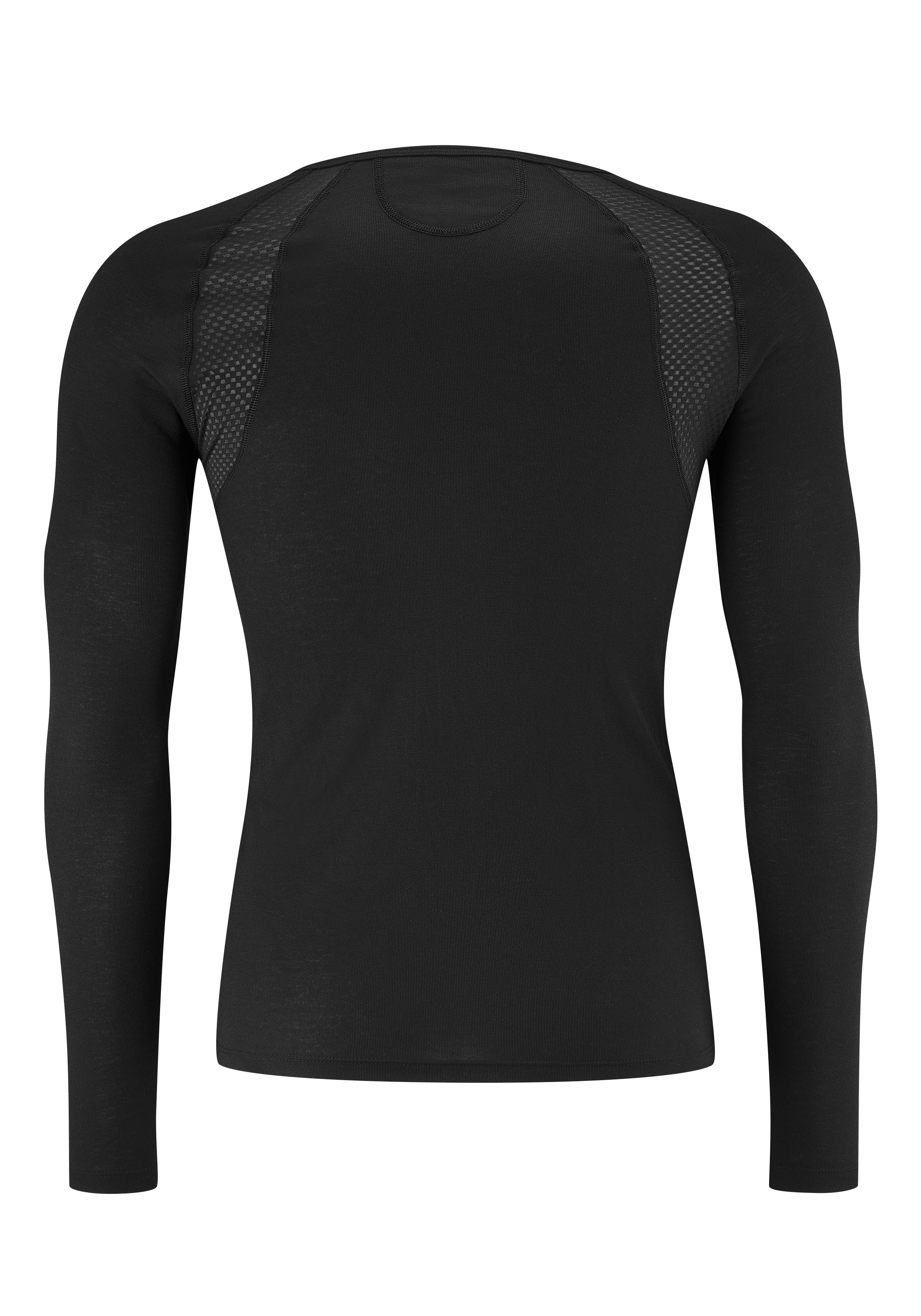 Gonso Base Shirt Lange Mouw Therm Heren Zwart