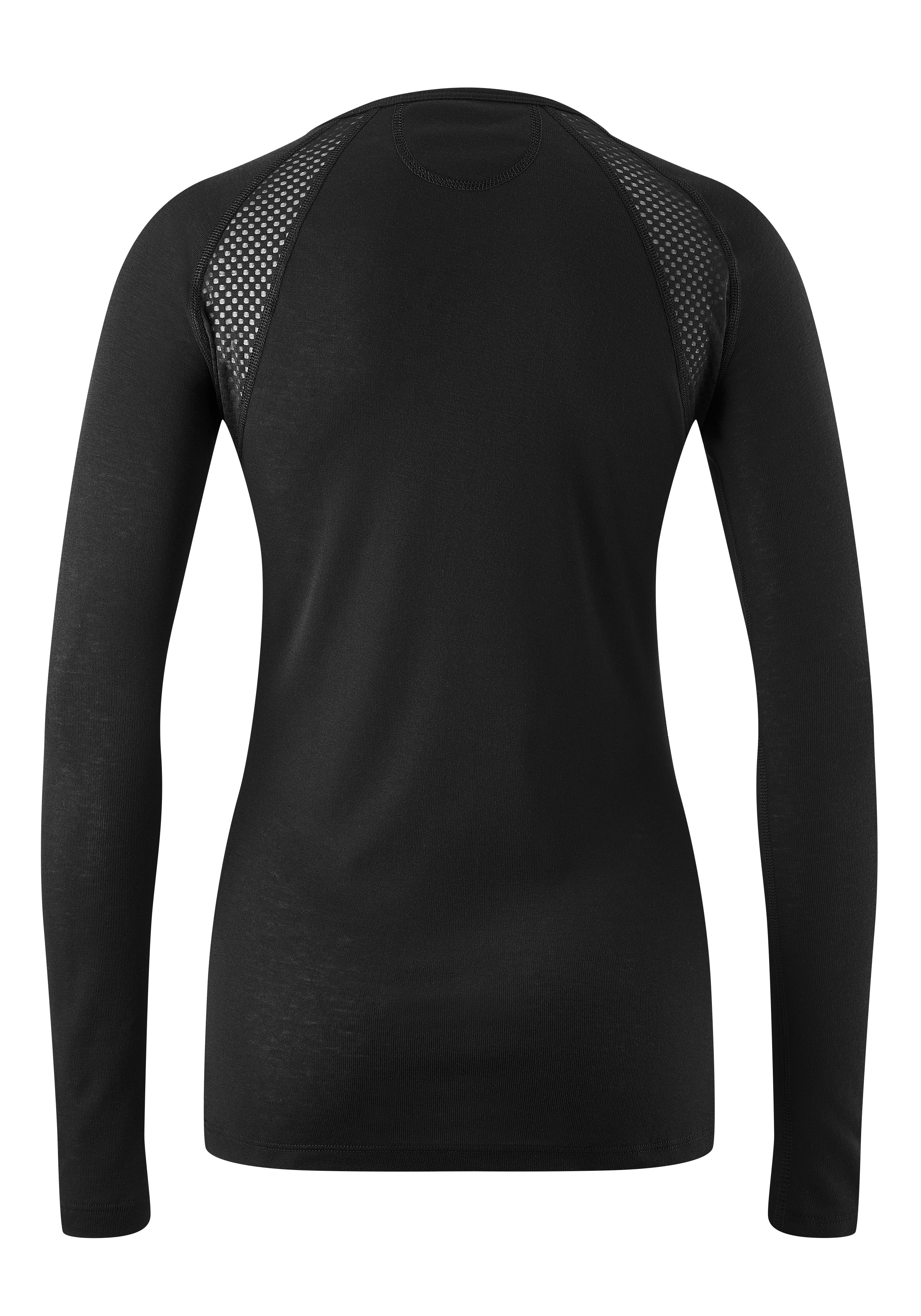 Gonso Base Shirt Lange Mouw Therm Dames Zwart