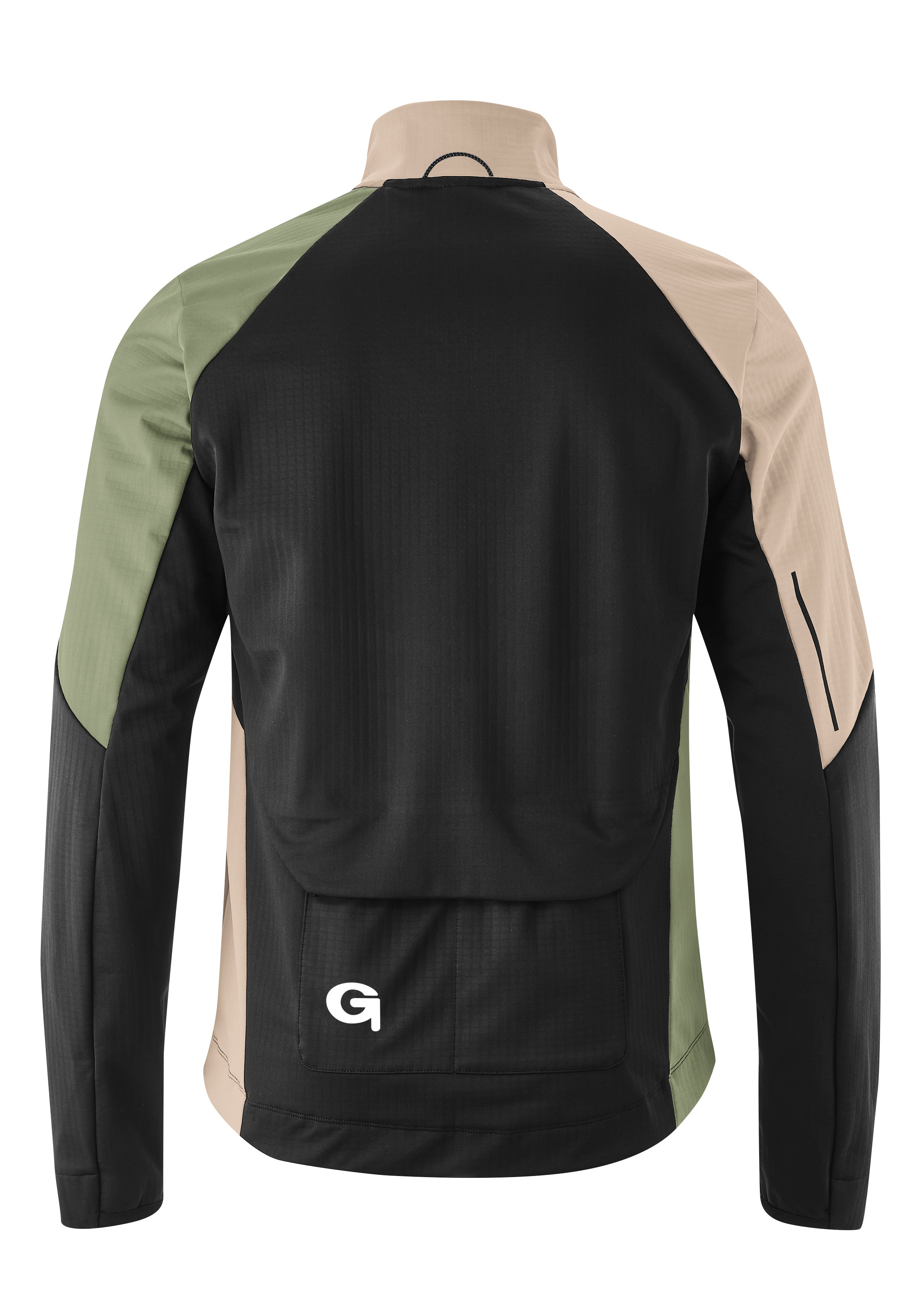 Gonso Trail Jacket Softshell Heren Zwart/timson Sand/bellourt Castle