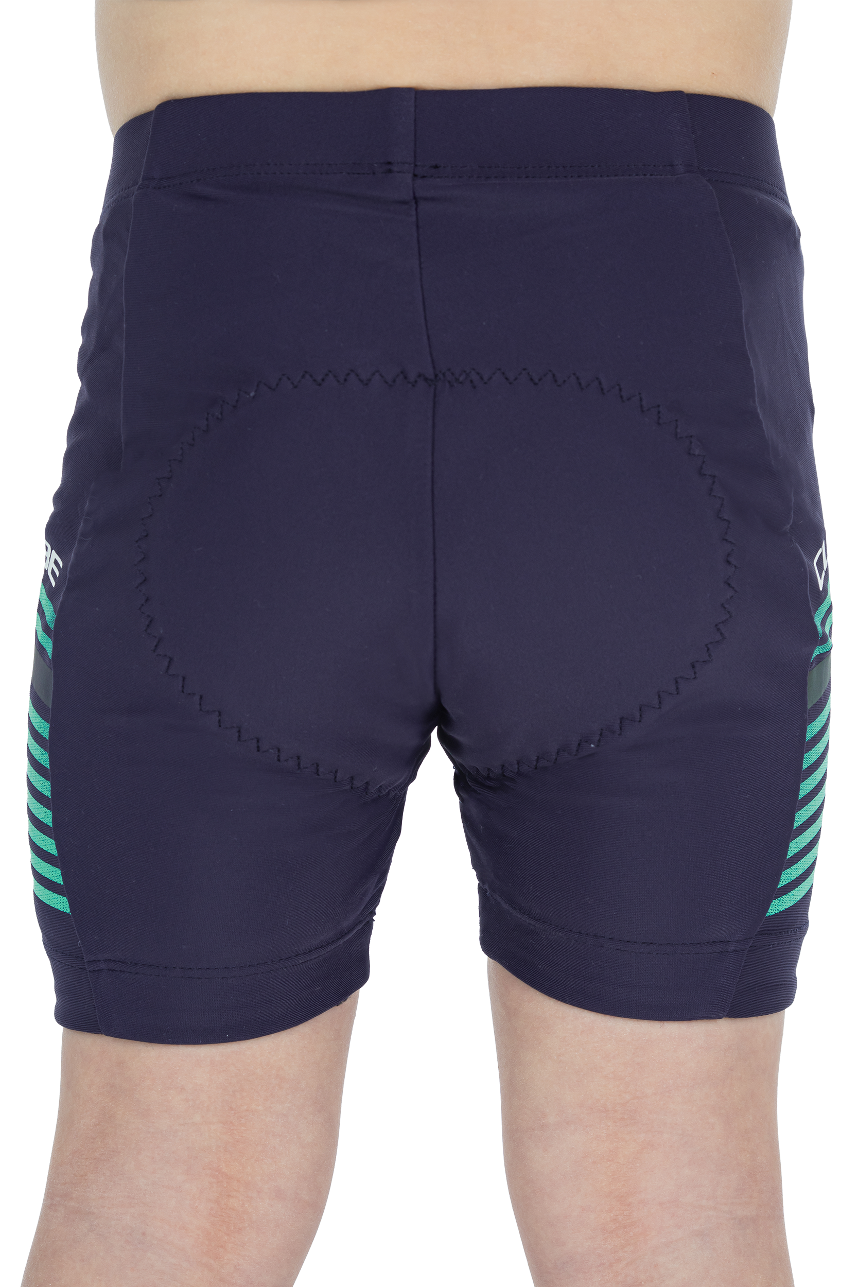 CUBE TEAMLINE fietsbroek ROOKIE blauw'n'mint