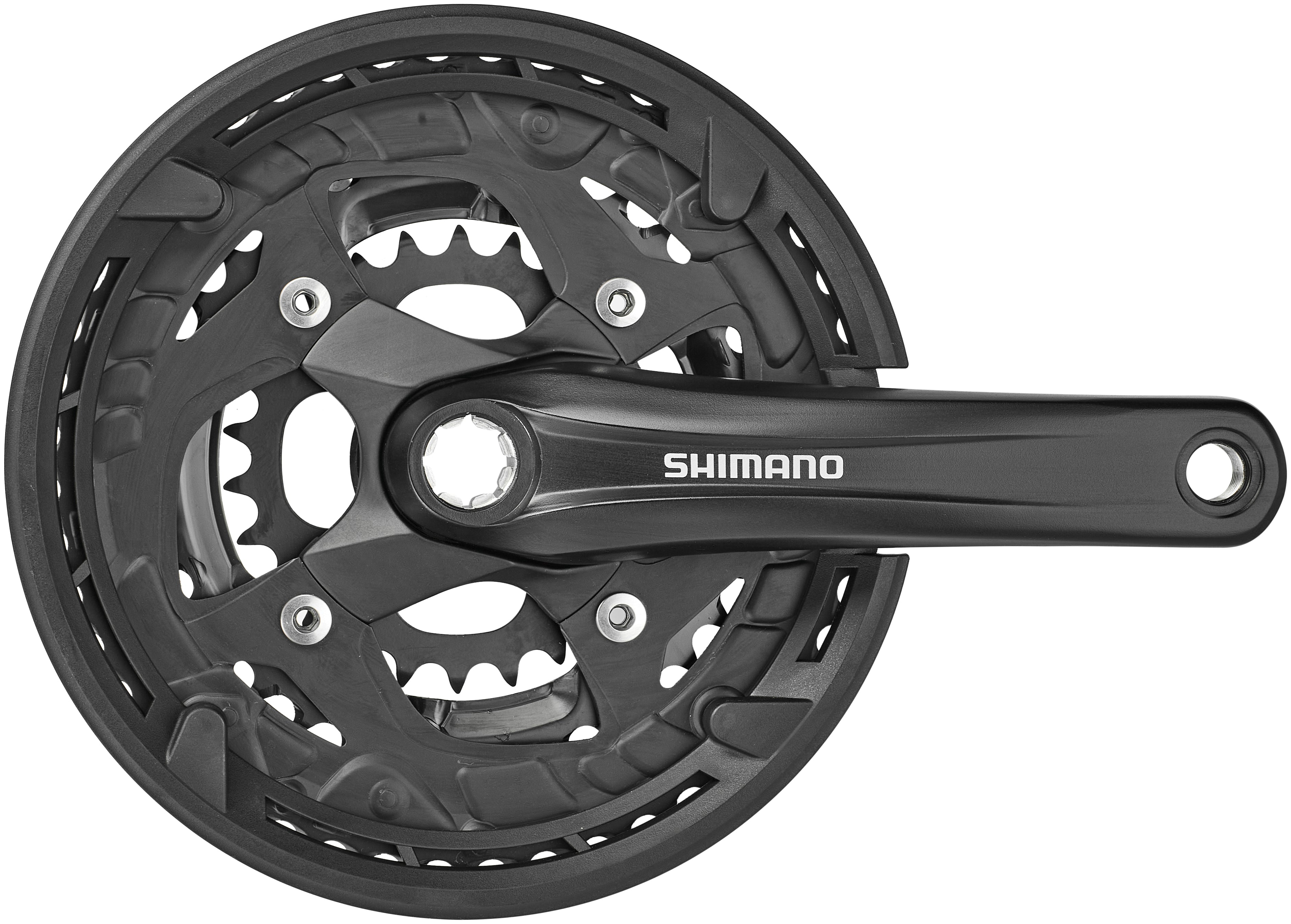 Shimano Alivio FC-T4010 crankstel Octalink 9-speed zwart