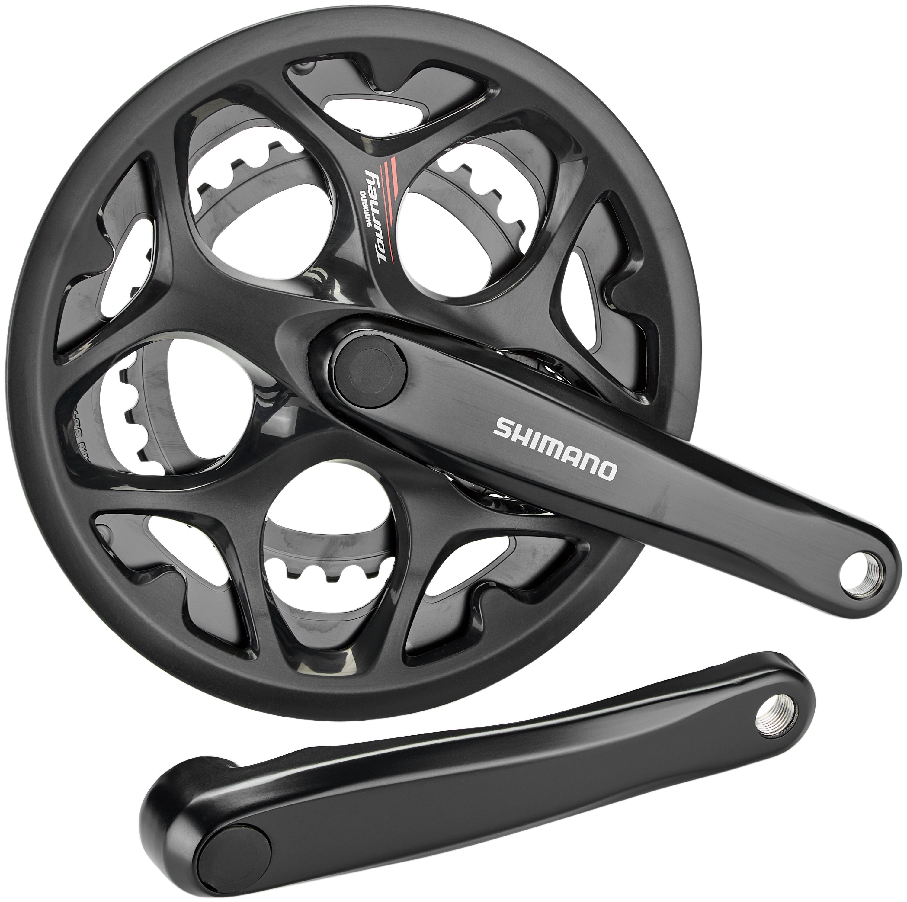 Shimano Tourney FC-A070 crankstel 7/8-speed kettingkastring zwart