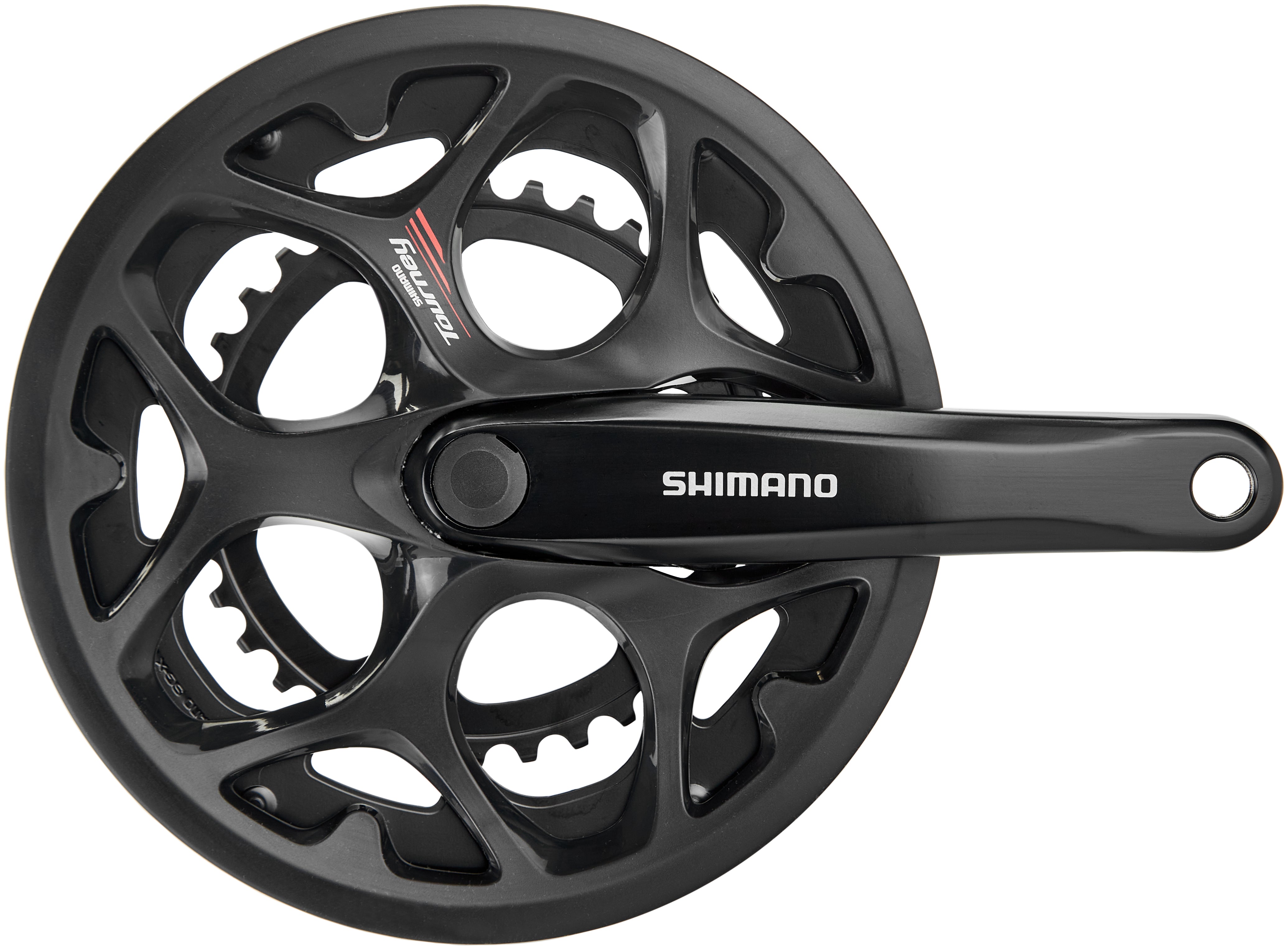 Shimano Tourney FC-A070 crankstel 7/8-speed kettingkastring zwart