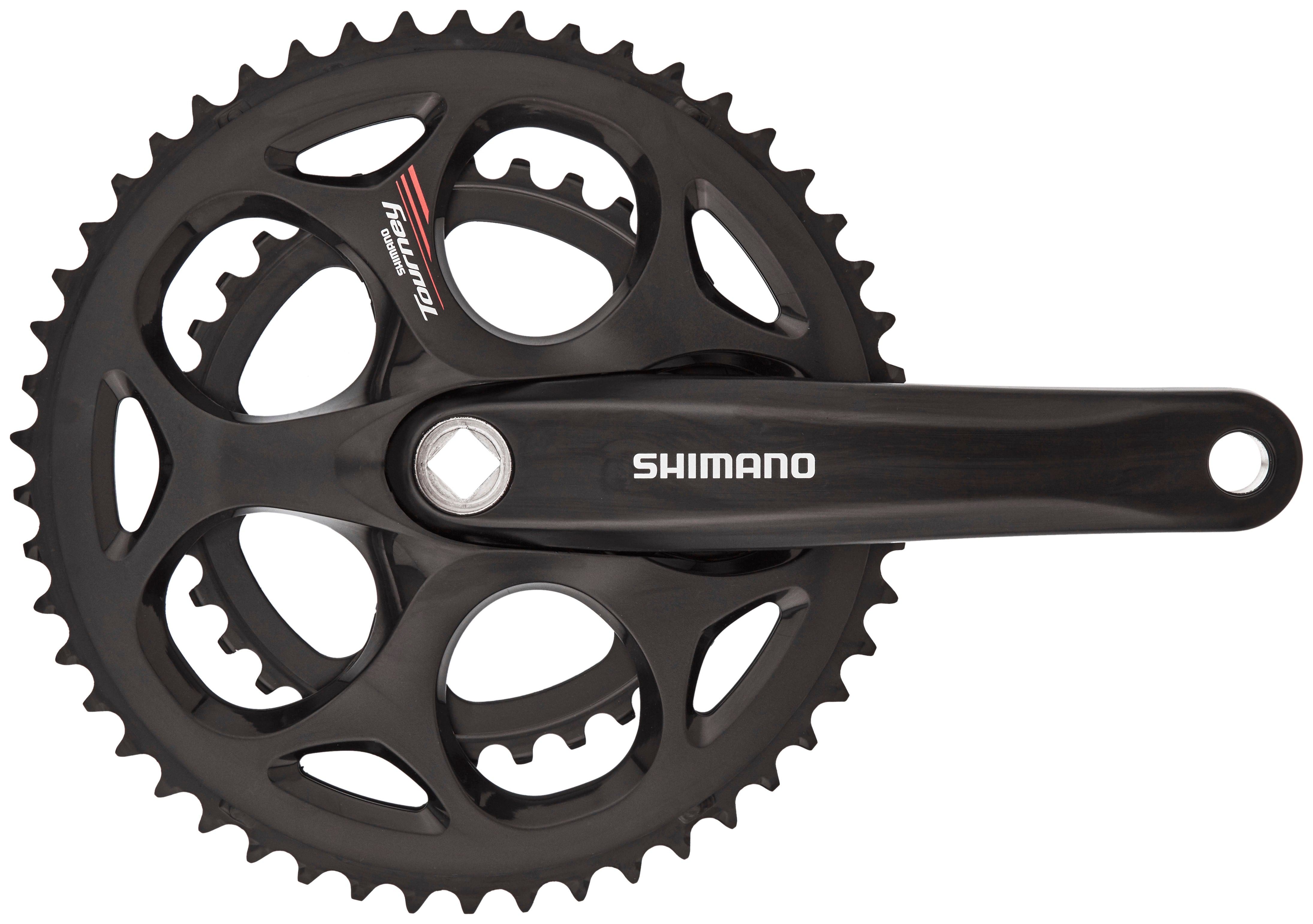 Shimano Tourney FC A070 crankstel 7 8 speed zwart bikester