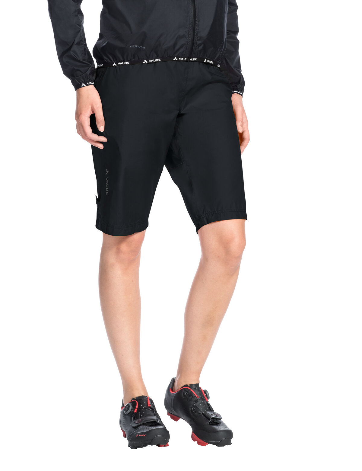 VAUDE Dropshort Dames zwart