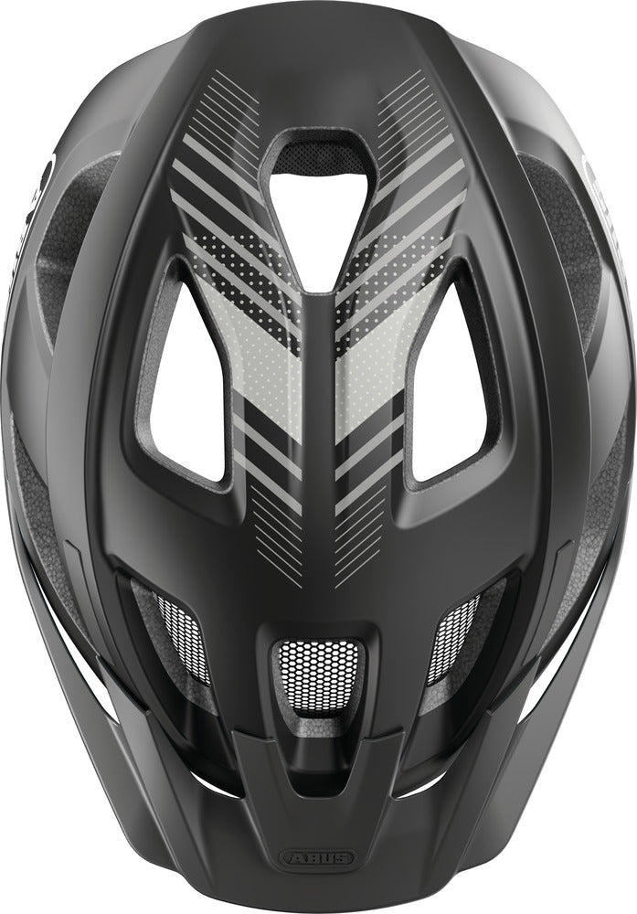 ABUS Aduro 3.0 LED-helm Urban race zwart