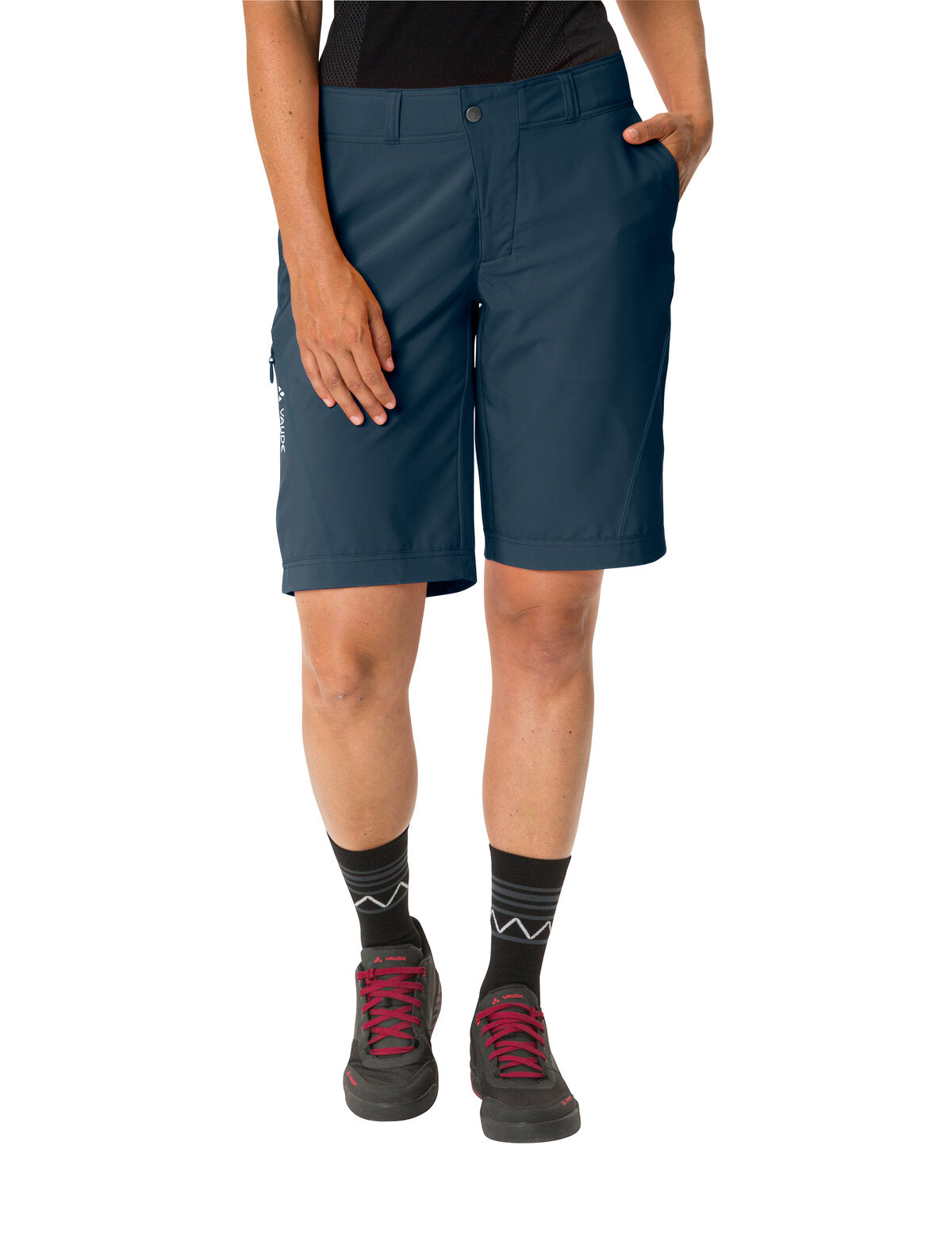 VAUDE Ledro Shorts Dames blauw